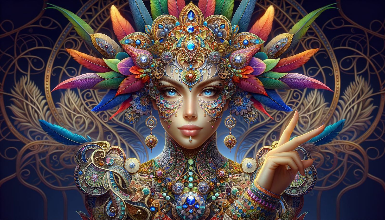 symmetrical face, accurate anatomy and eyes by tom bagshaw