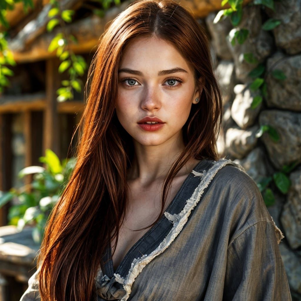 Effortless Enchantress in Tattered Robes