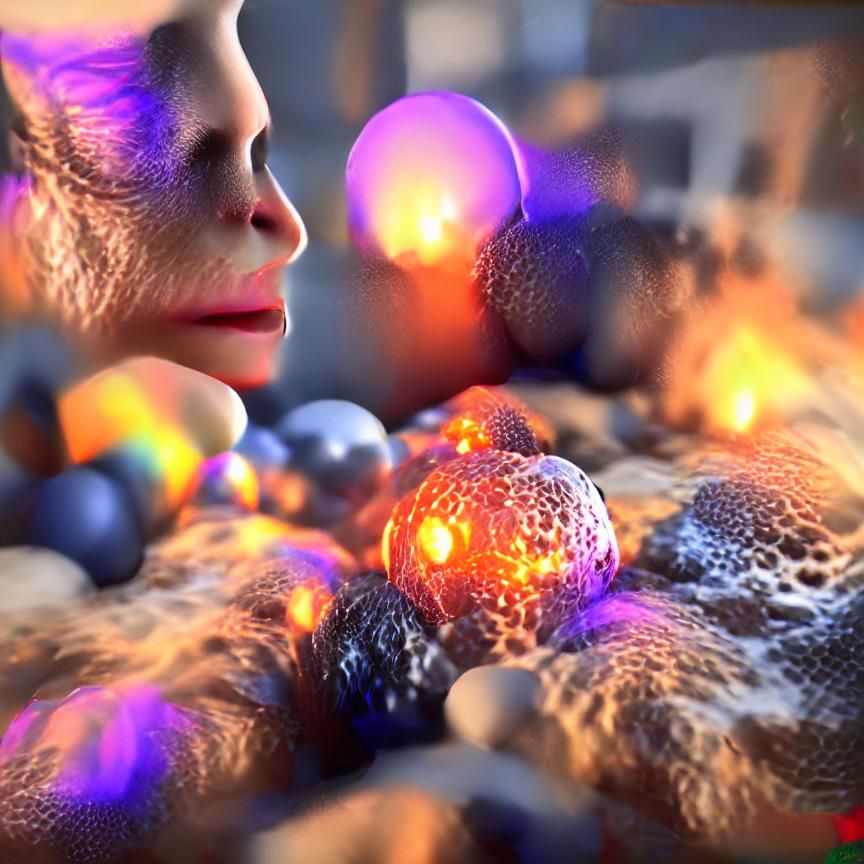 Quantum Dimension Abstract Image