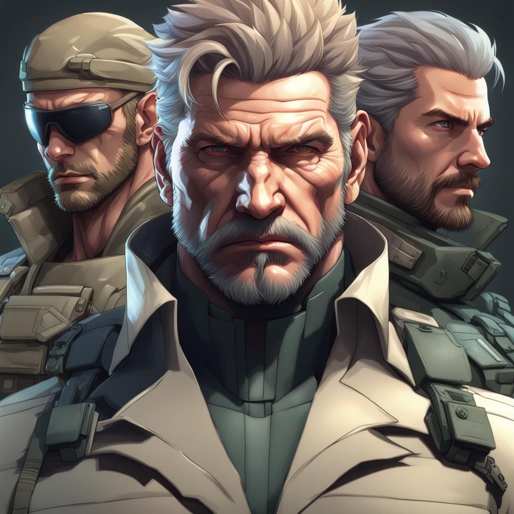 Metal Gear Solid: Snake Brothers in Military Gear