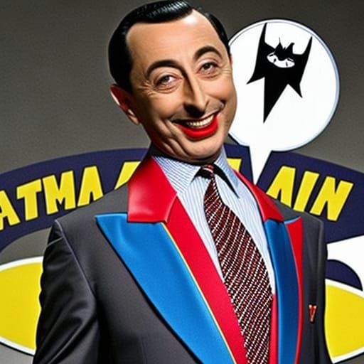 Pee-Wee Herman as Batman