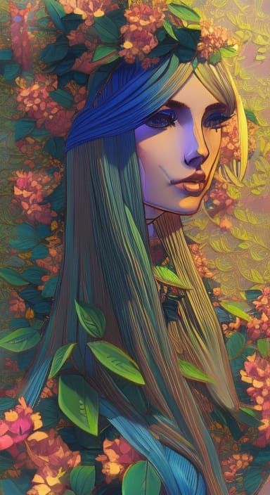 Steampunk Mad Hatter Portrait in Film Noir Style