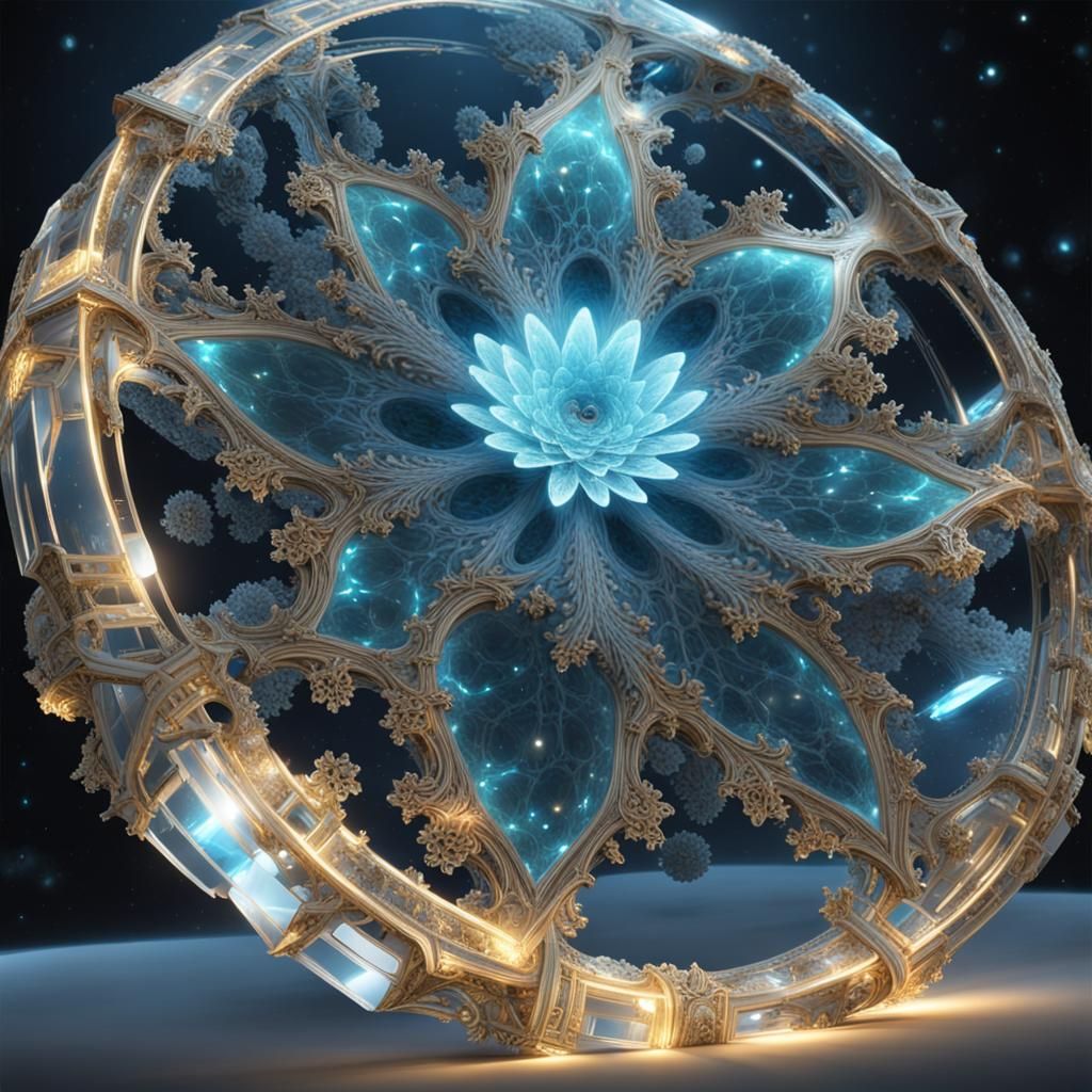 Being of Light Heals Souls in Sci-Fi Portal