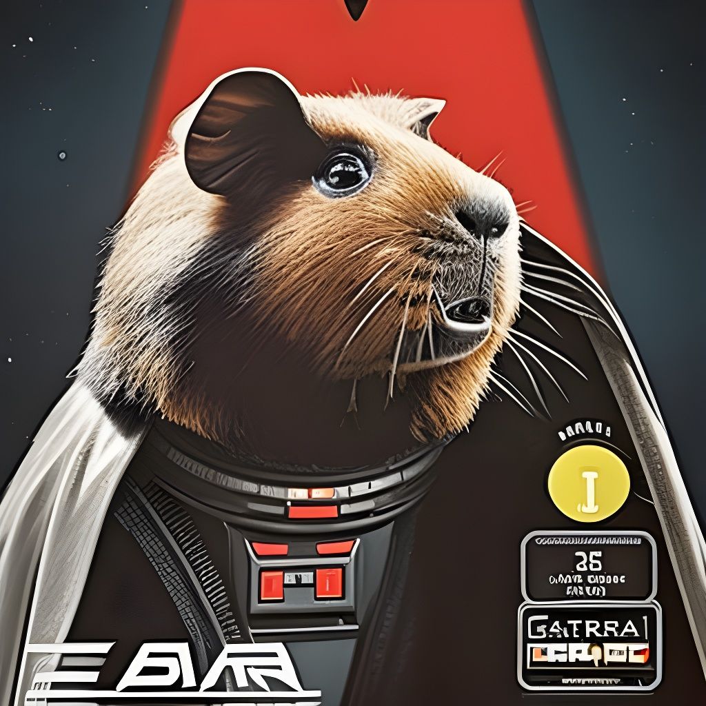 Darth Guinea pig