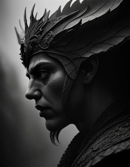 Aetherpunk Stone Giant Awakening in Dark Fantasy Style