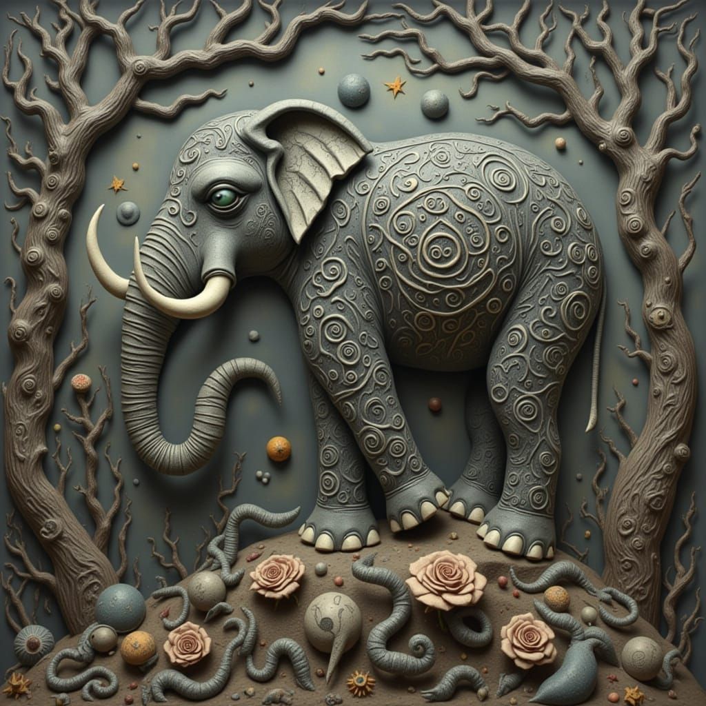 Shadowy Hills Landscape