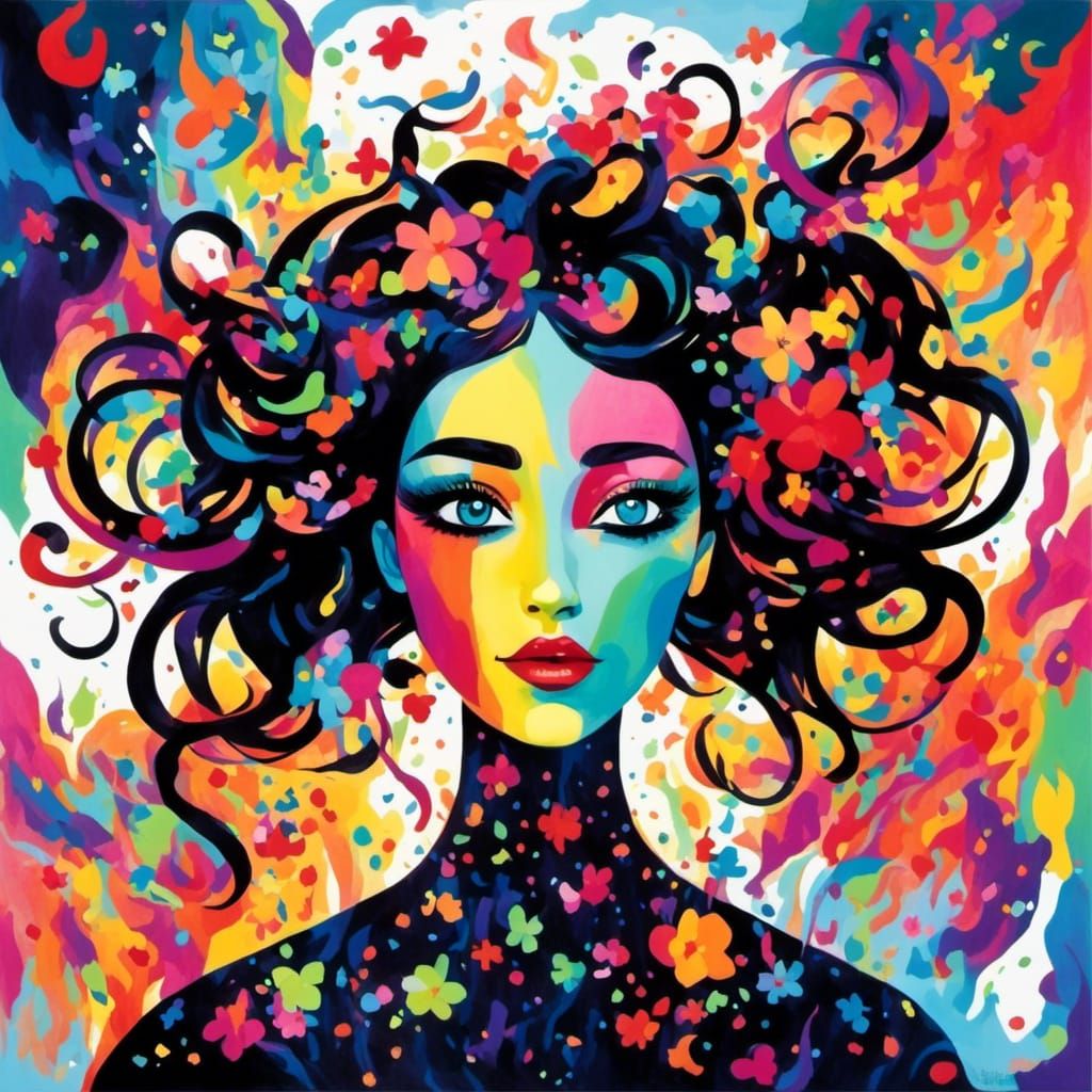 Bright Psychedelic Wholesome Design