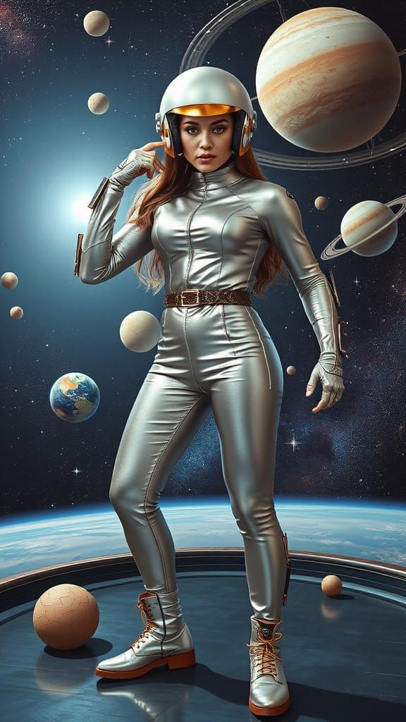 Space woman