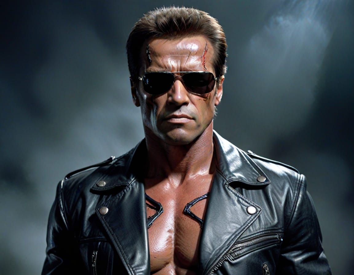 The Terminator as Arnold Schwarzenegger