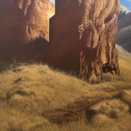 SCP 173 as Oil Painting by James Gurney