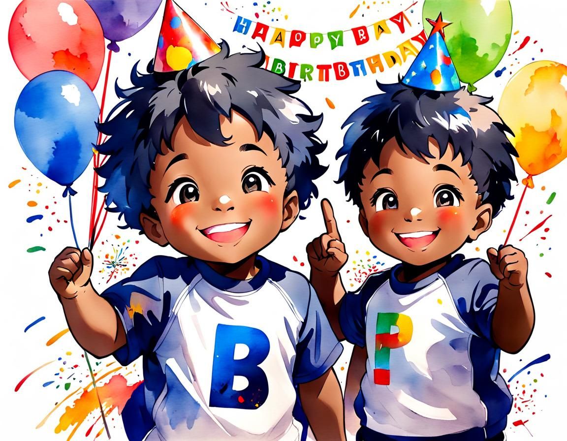 Twin Boys Birthday