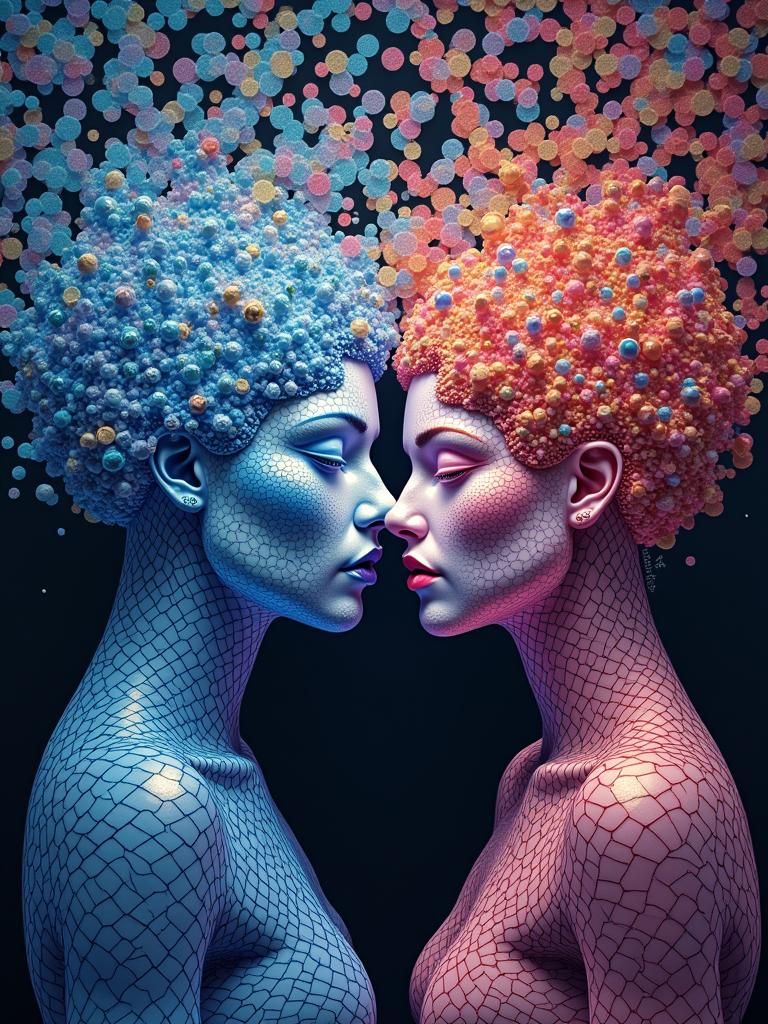 Monochromatic Alchemical Weaving in Abalone Gradient