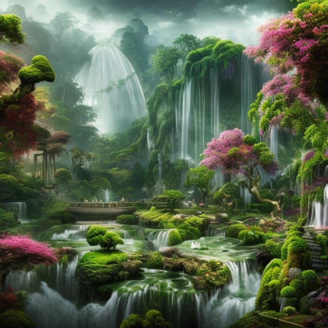 Garden of Eden: Floating Green Paradise