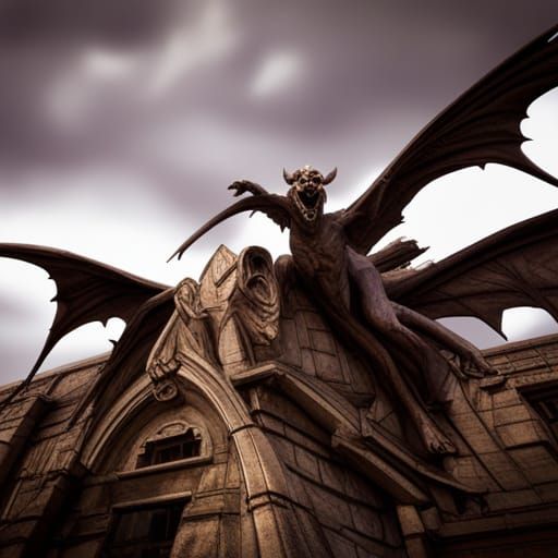 Gargoyles come to life