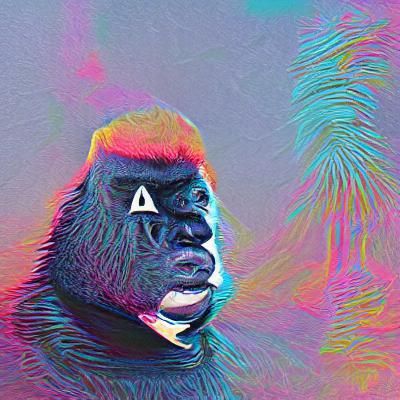 AI Generated Image of a Gorilla