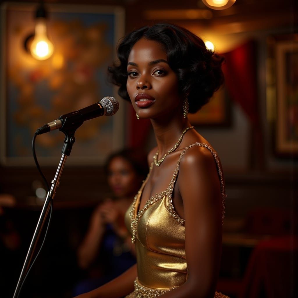 A Jazz Age Siren in a Smoky Club