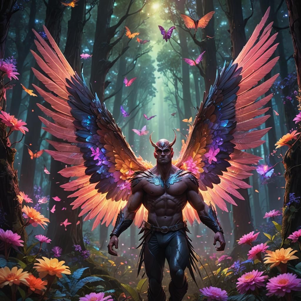 Neon Forest Birdman Concept Art