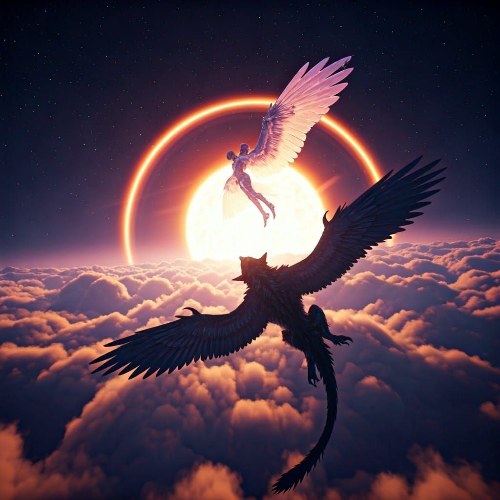 Sleek Aerial Predator in High-Stakes Alien Ambush