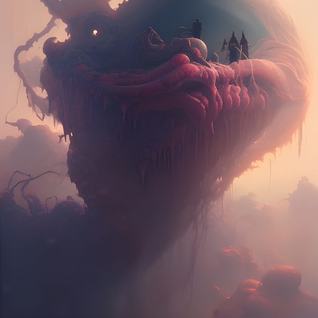 Terrifying Soul Dissolving into Slime: Sci-Fi Horror