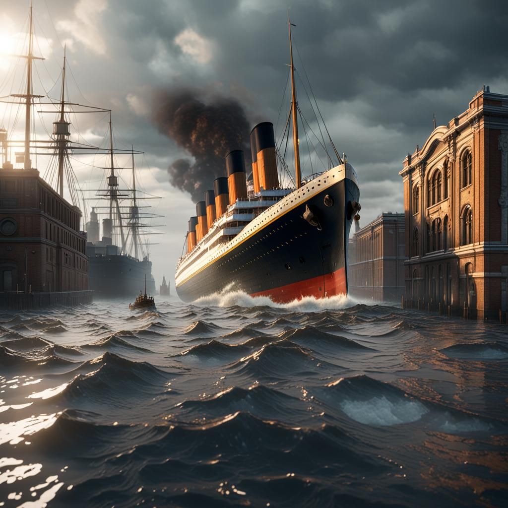 Titanic Flooding: Epic 3D Game Cinematic
