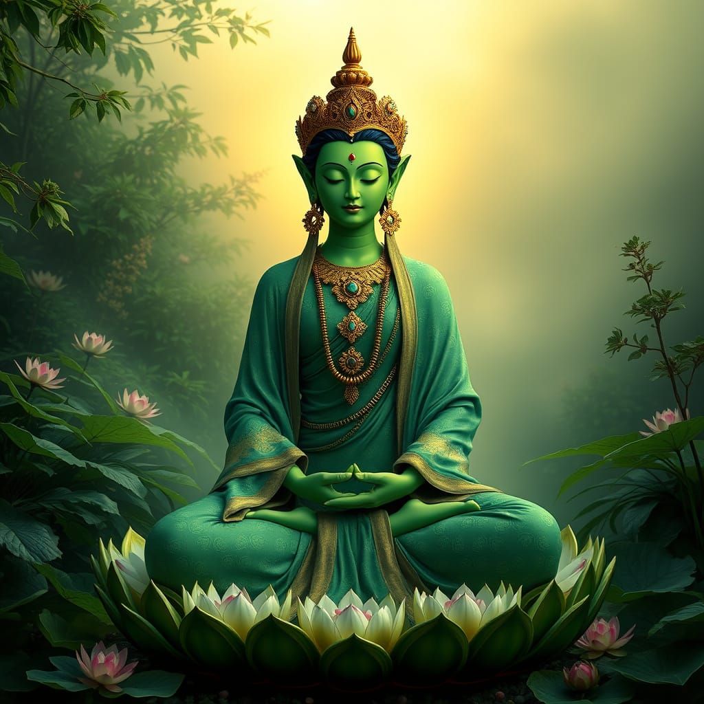 Ethereal Goddess of Green Enlightenment