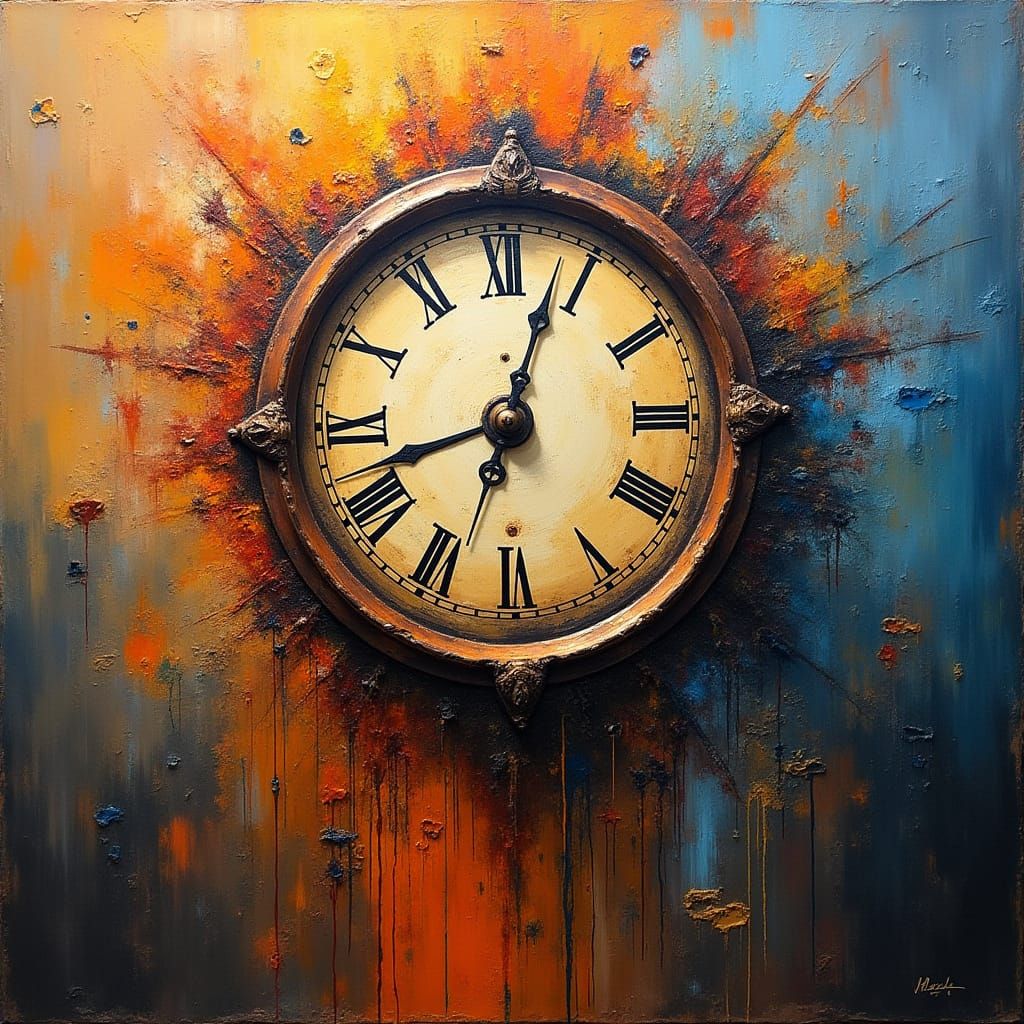 Ethereal Clockwork in Vibrant Textures