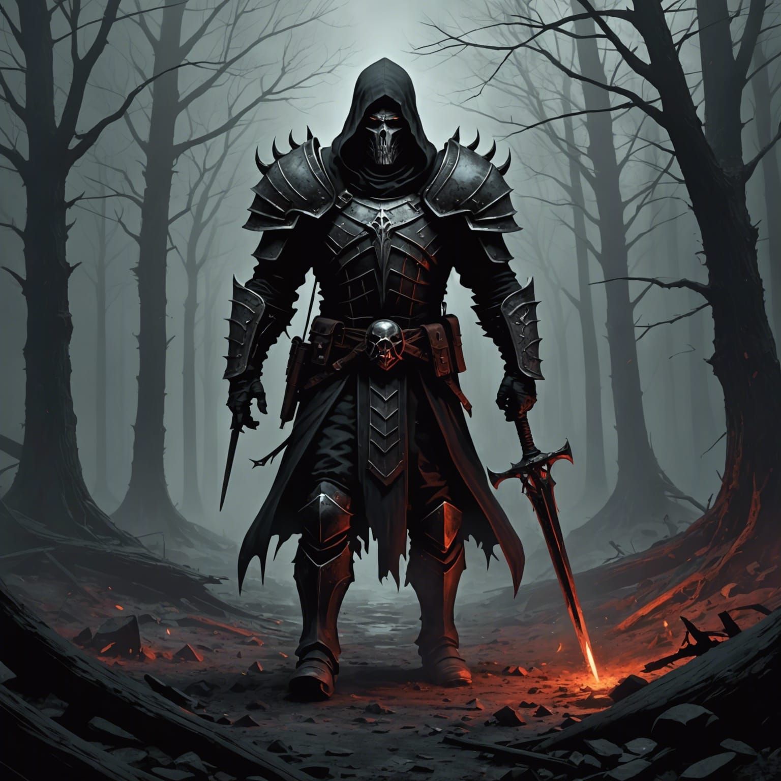 Grimdark Fantasy Illustration