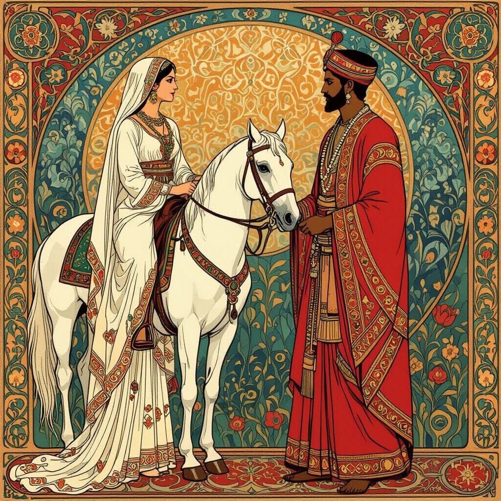 Cultural Encounter in the Desert: Art Nouveau Style