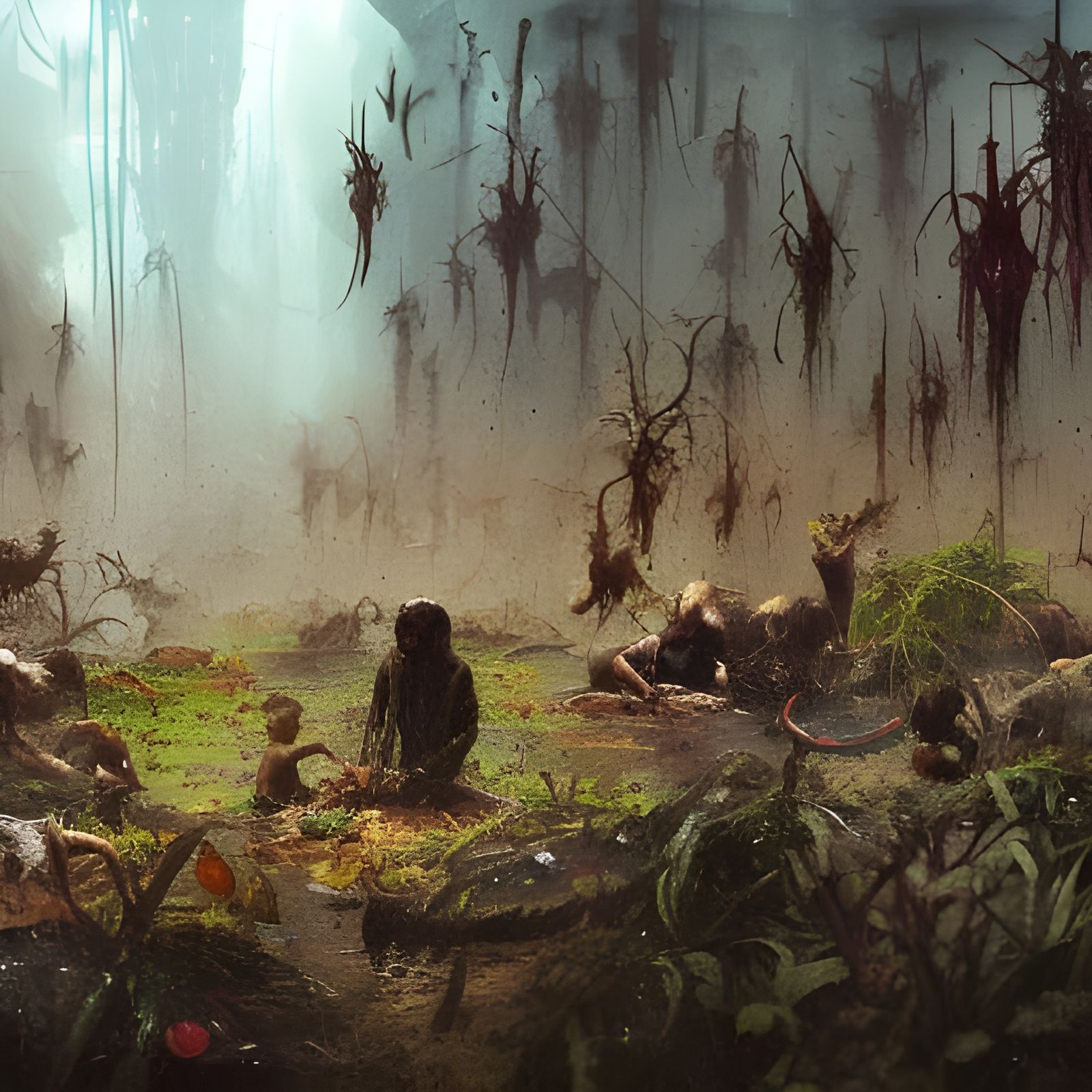 baby witch doctor playing with lost souls