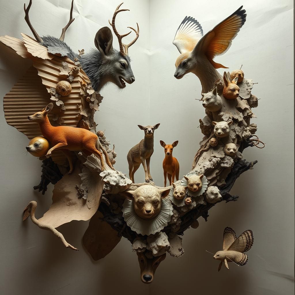 Surreal Wildlife Photo in Avant-Garde Style