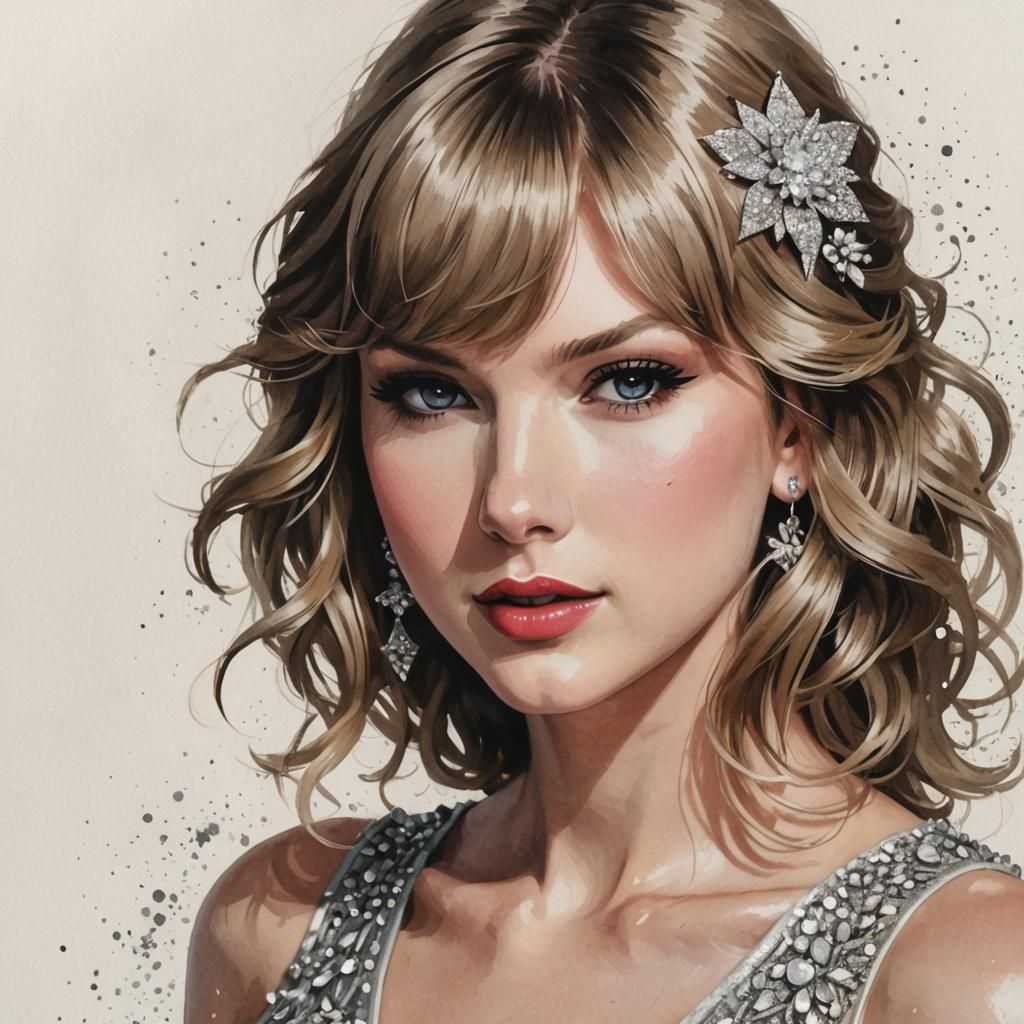 Singer Portrait in Yoshida-Inspired Style