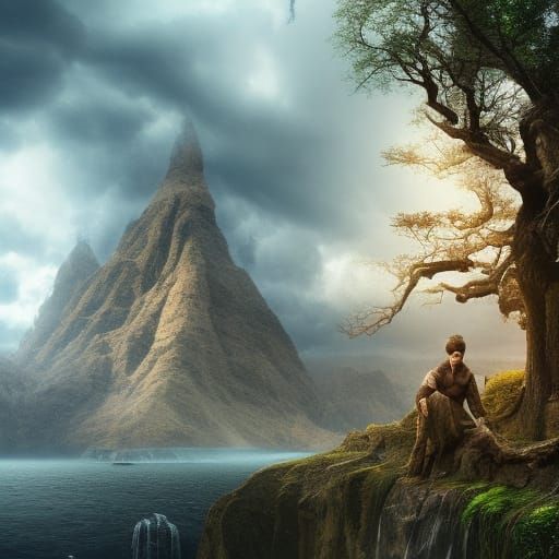 " una montaña "