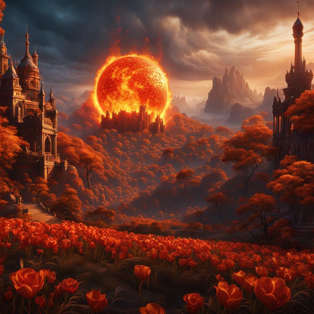 Great Balls of Fire: Detailed Matte Painting