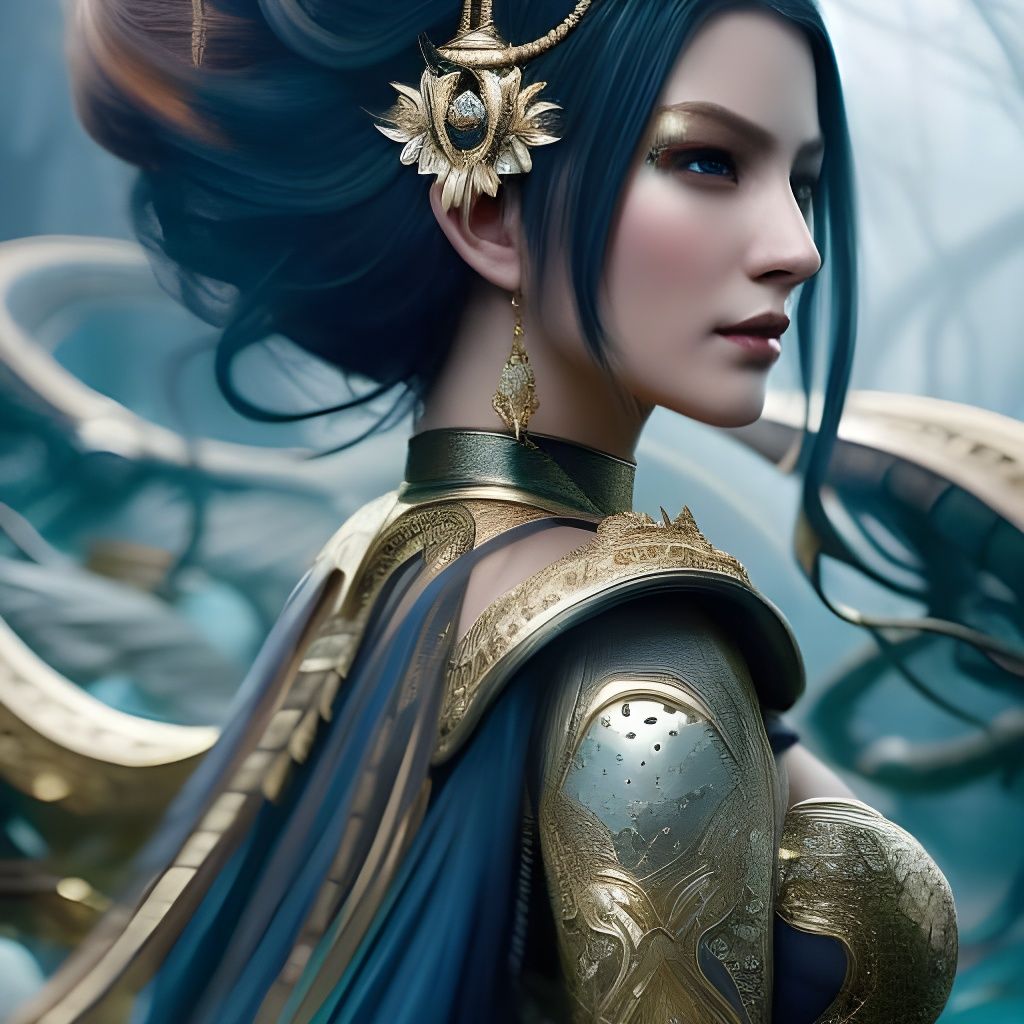 Beautiful warrior general