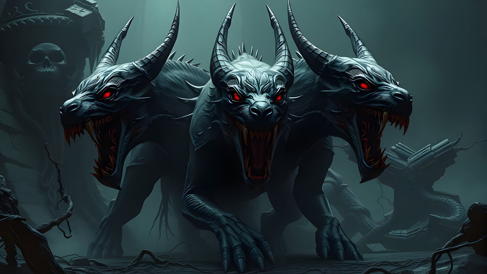 Colossal Three-Headed Guardian of the Underworld