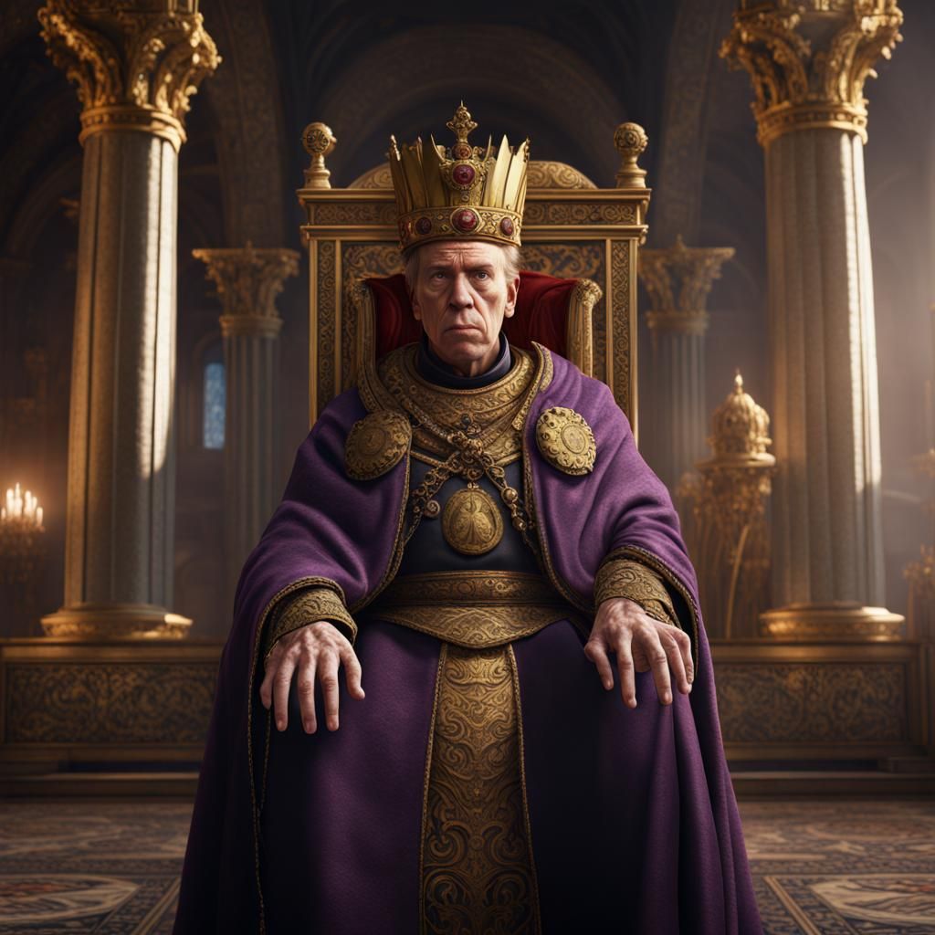 Johnny Rotten as Byzantine Emperor: Detailed Art