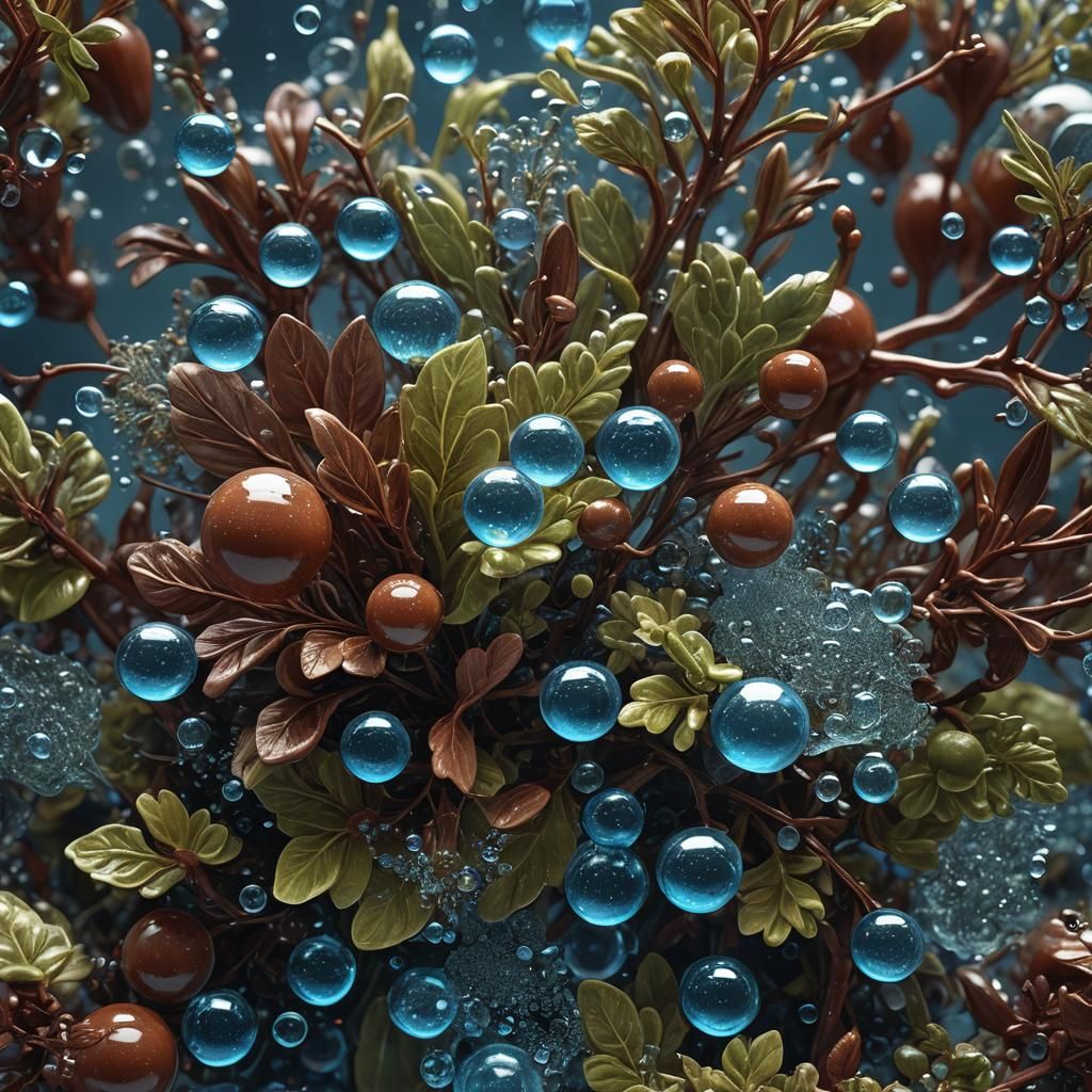 Hyperrealistic Medicated Plant Cream in 3D Render