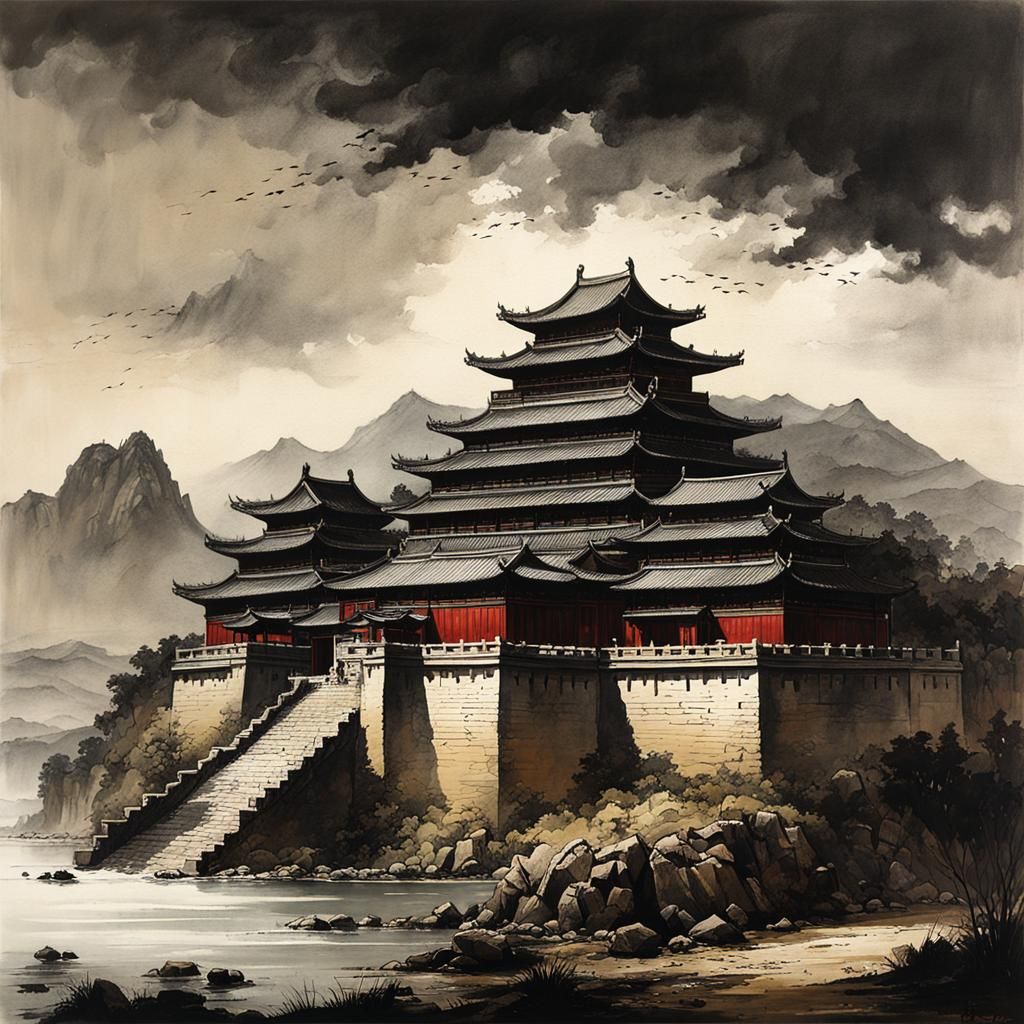A mighty fort Zantonius in it's prime in Chinese
