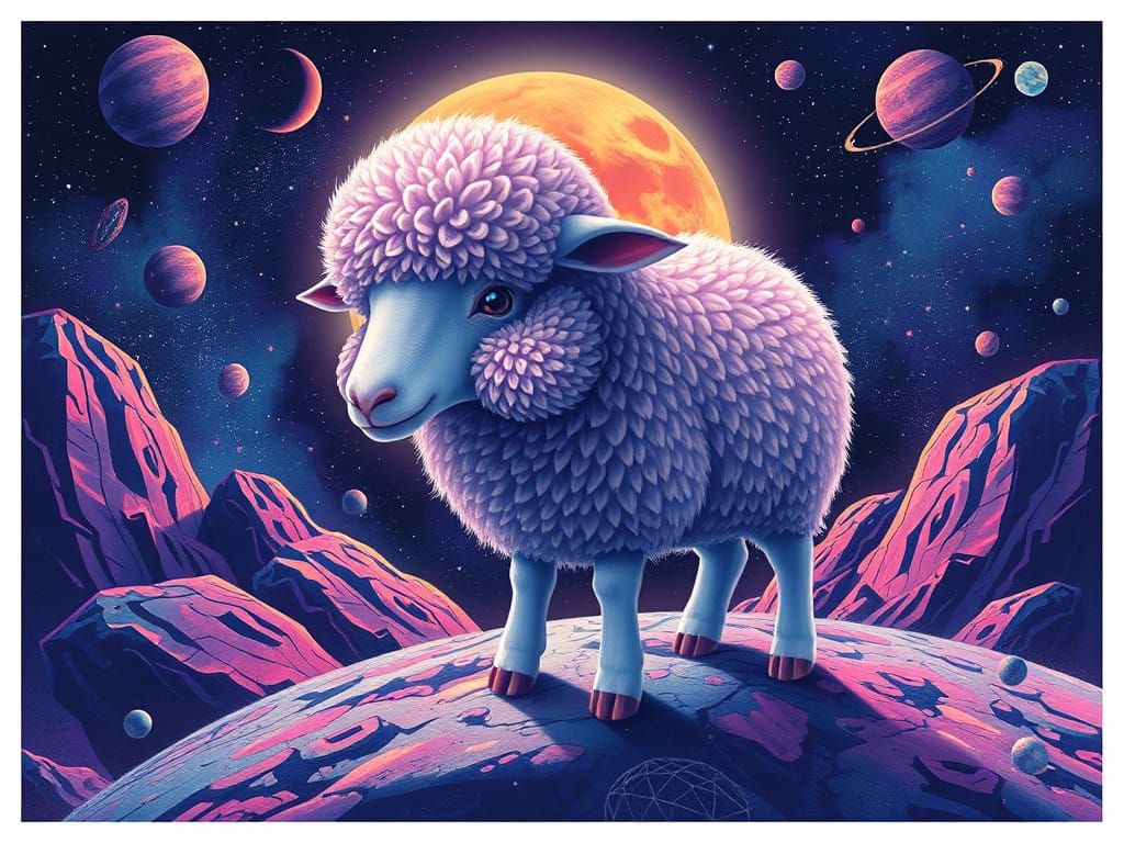 Surreal Spaceship Landscape in Jane Jaylicious Aesthetic