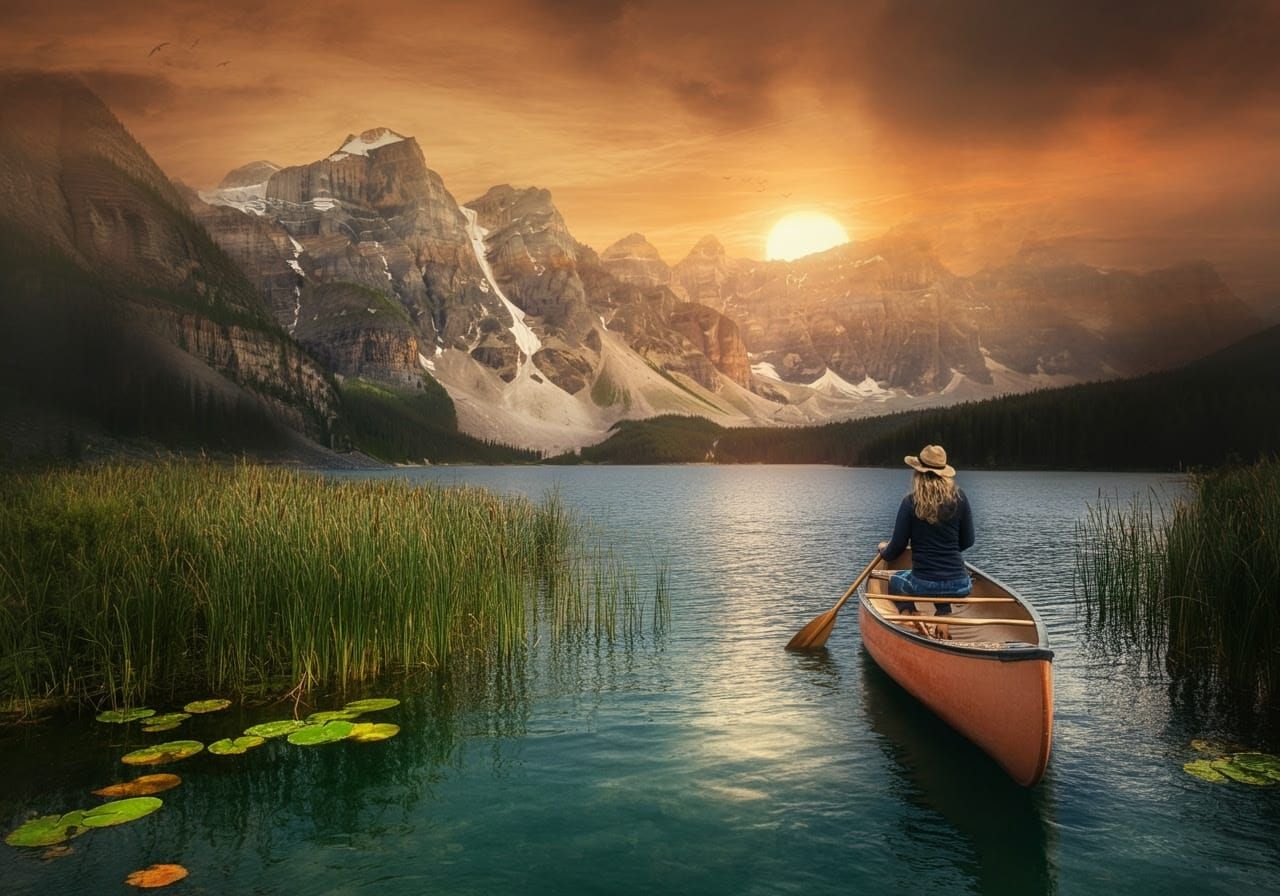 <lora:Connee:1.0> canoe dreams