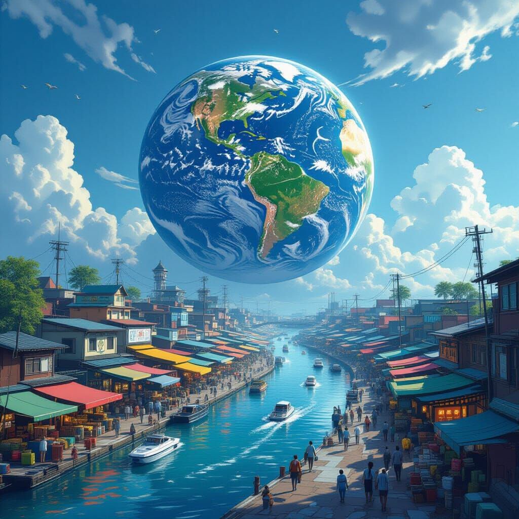 Capitalism Planet: A Realistic Space View