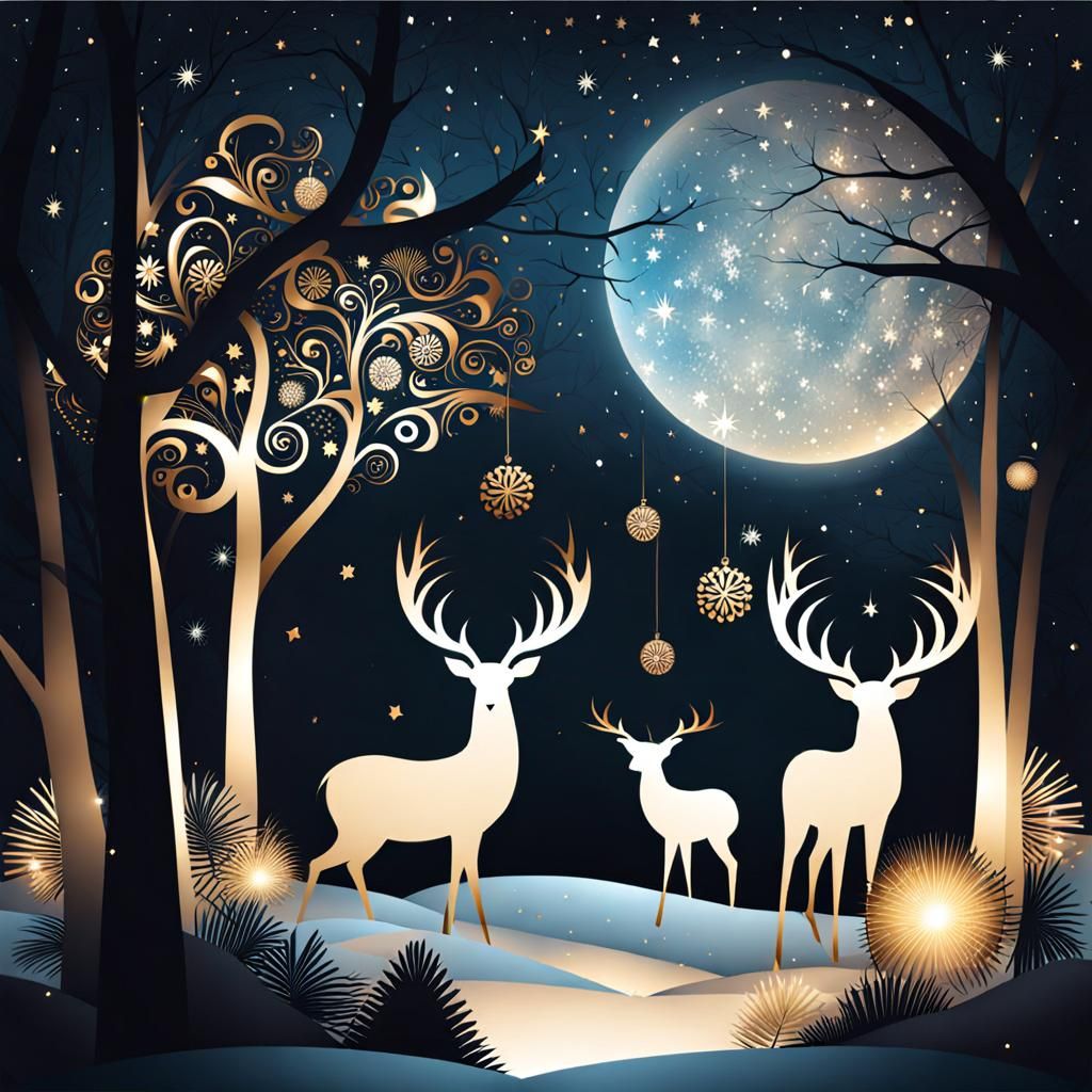 Happy New Year 2024 Greeting Card