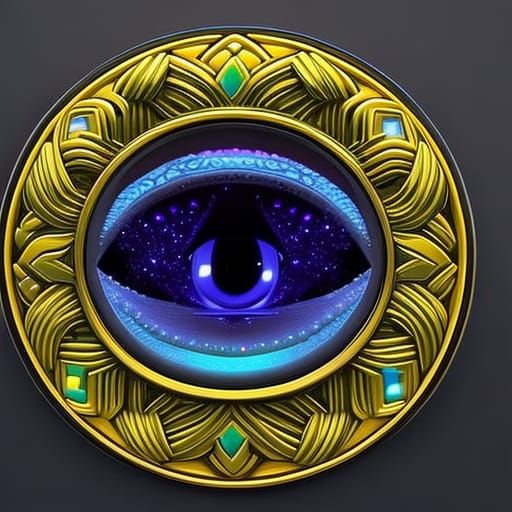 Cute Bumblebee in a Colorful Cartoon Mirror Room