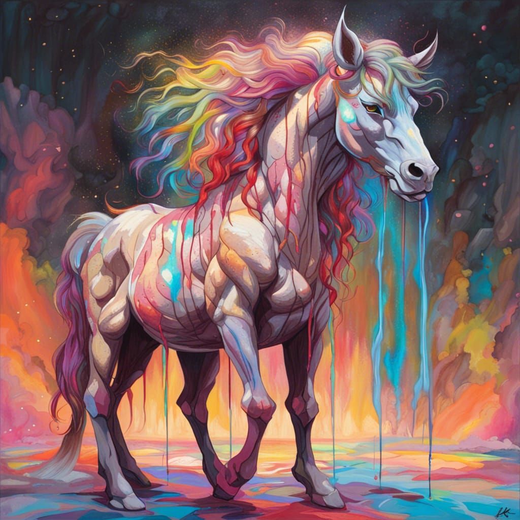 Paint horse