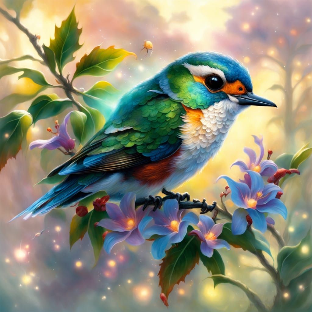 Ethereal Fantasy Entity in Hyperdetailed Mist