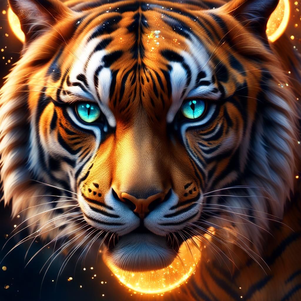 Mystical Tiger's Eye Gemstone with Sparkles