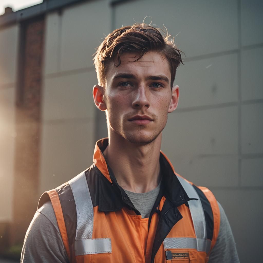 Sweat-Drenched Irish Lad: Cinematic Portrait Photography