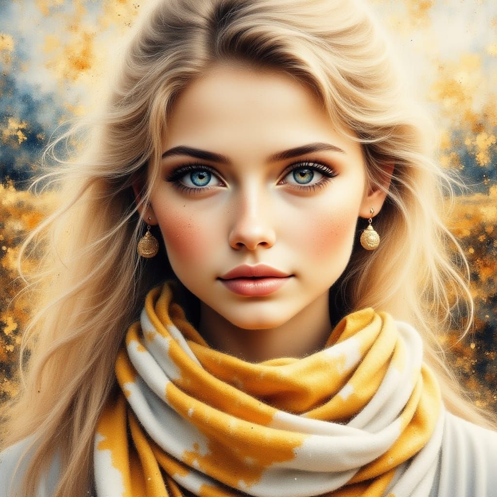 Hyperrealistic Portrait of a Beautiful Lady