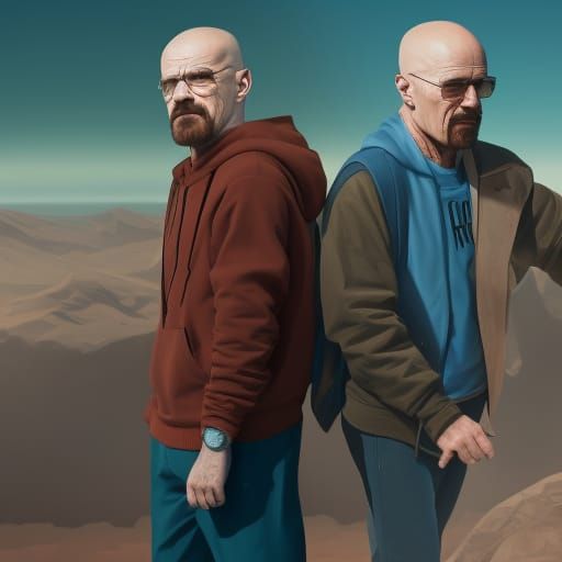 Walter White gets lost in the desert with Walter White.