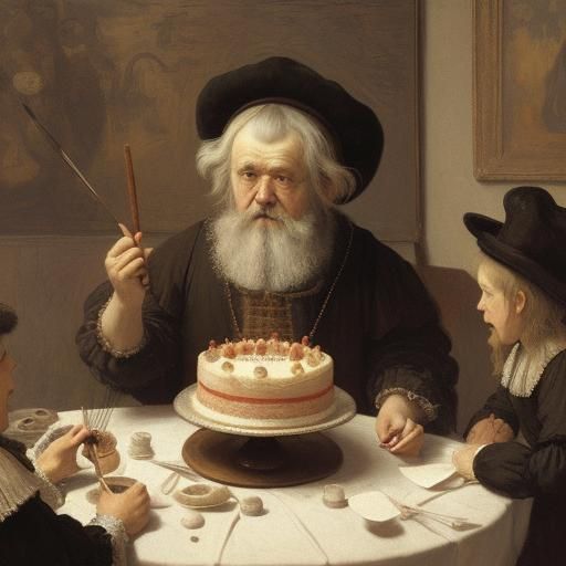 Musical Cake Inspired by Impressionism